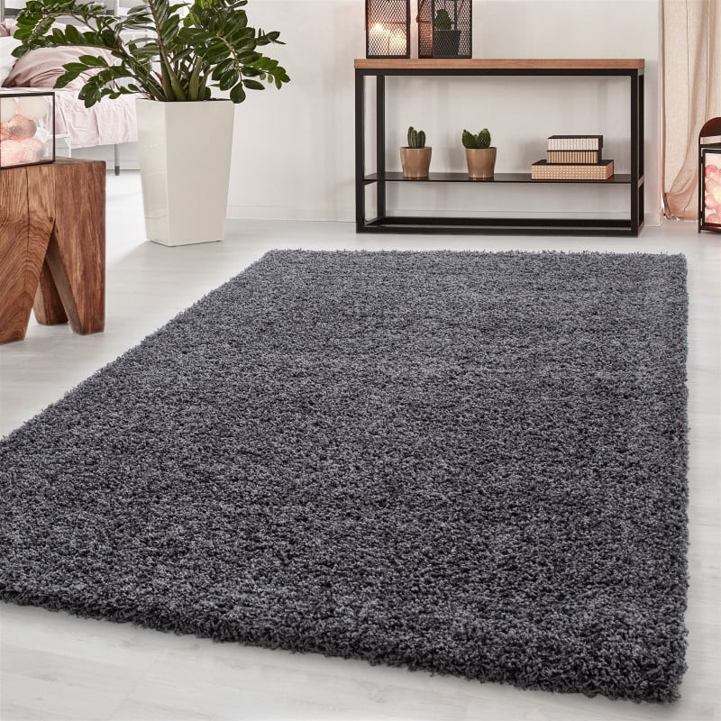 High pile floor rug - Sade Grey