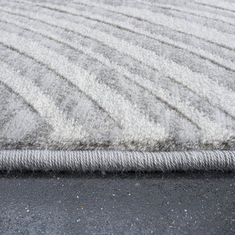 Modern Floor Rug - Alvie Grey 6979