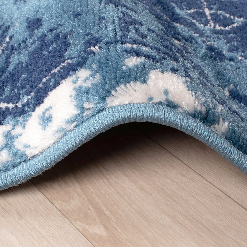 Vintage Rug - Deep Tile Blue