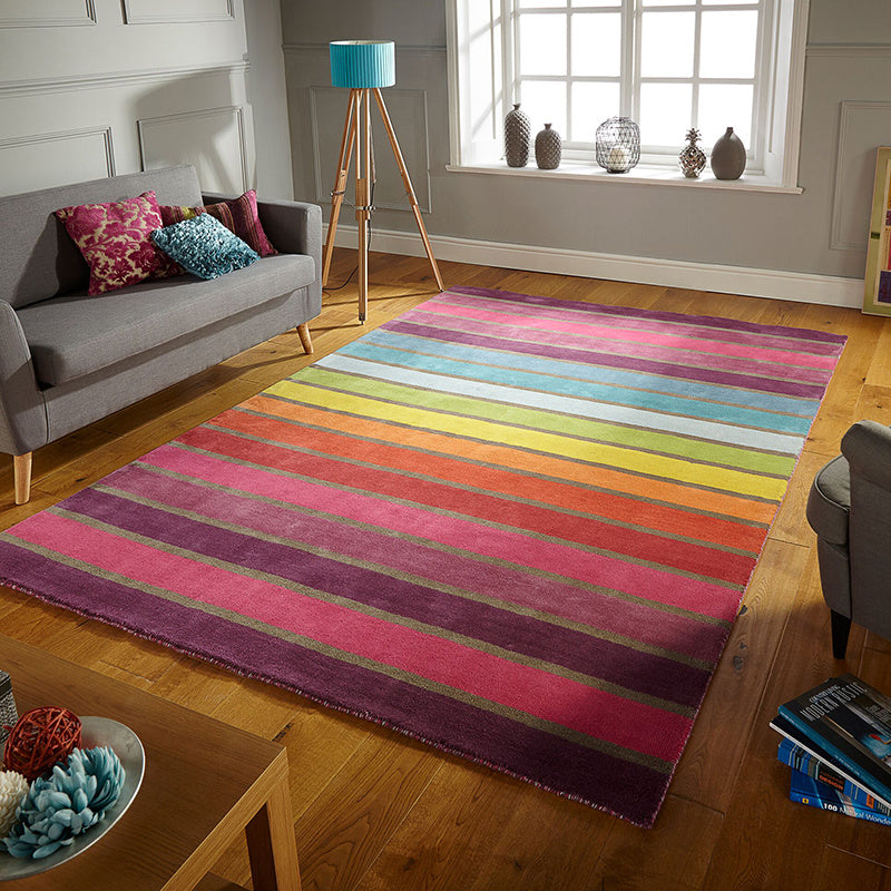 Modern floor rug - Illo Candy Multicolor