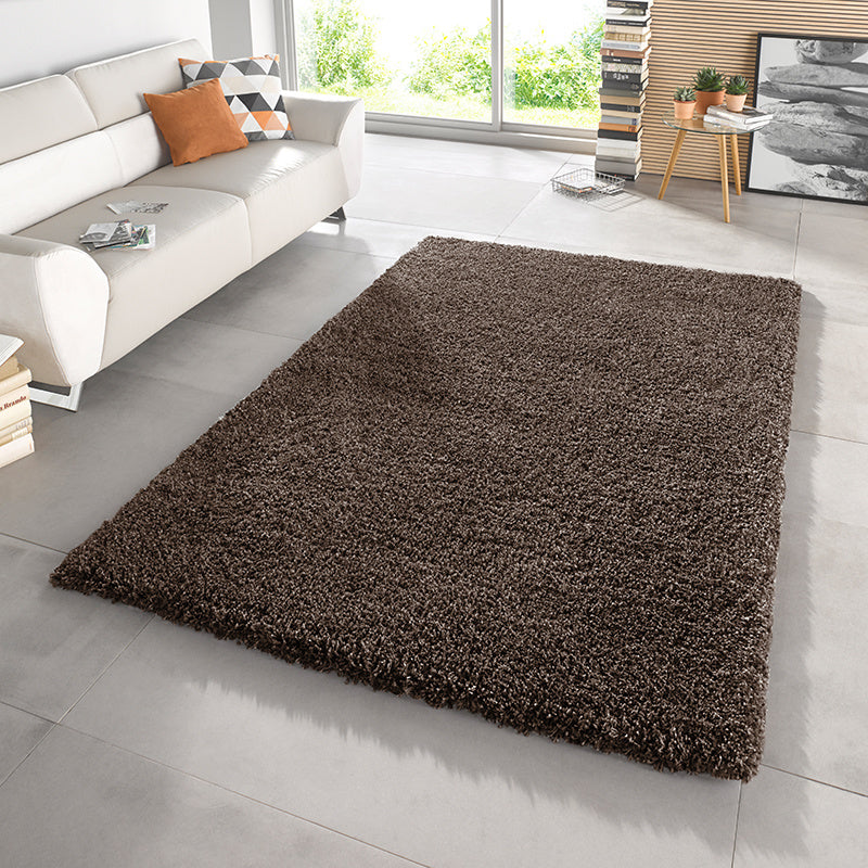 High-pile floor rug - Venice Brown