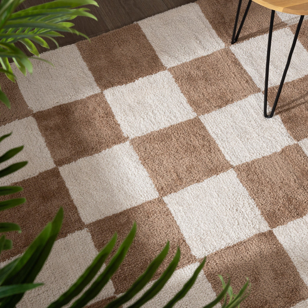 Checkerboard Rug - Blox Beige