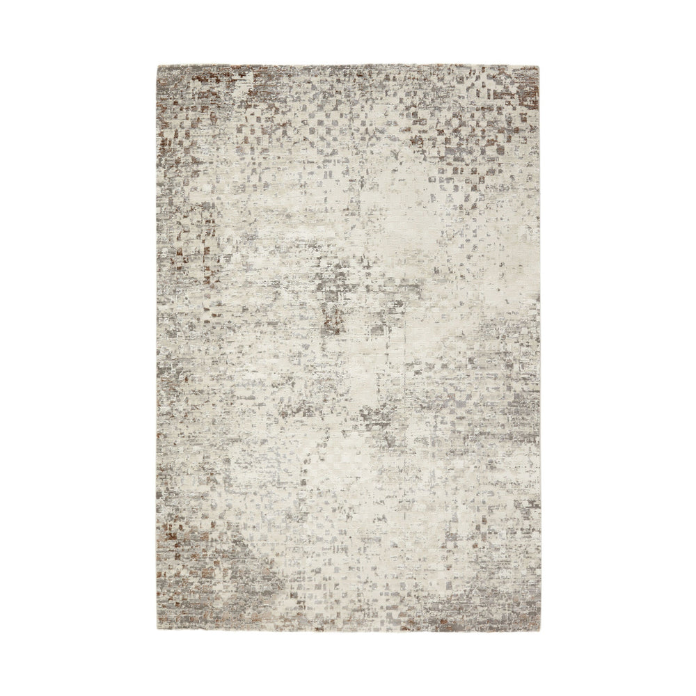 Low-pile floor rug - Ghazi Brown/Cream 3600