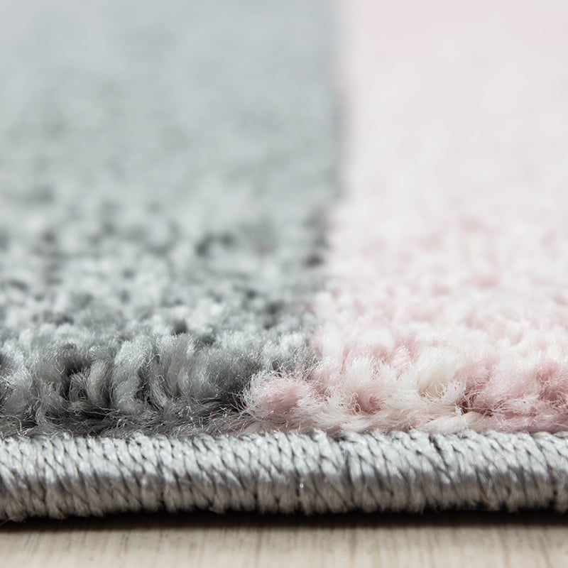 Modern floor rug - Lucca Pink