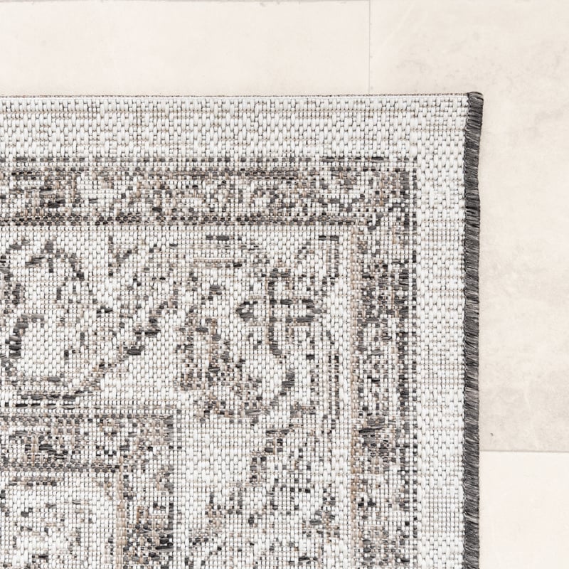 Vintage Outdoor Rug - Victoria Aztec Grey