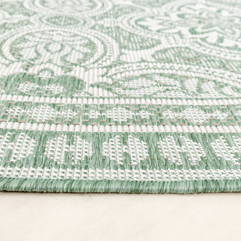 Outdoor Rug - Summer Oriental Green