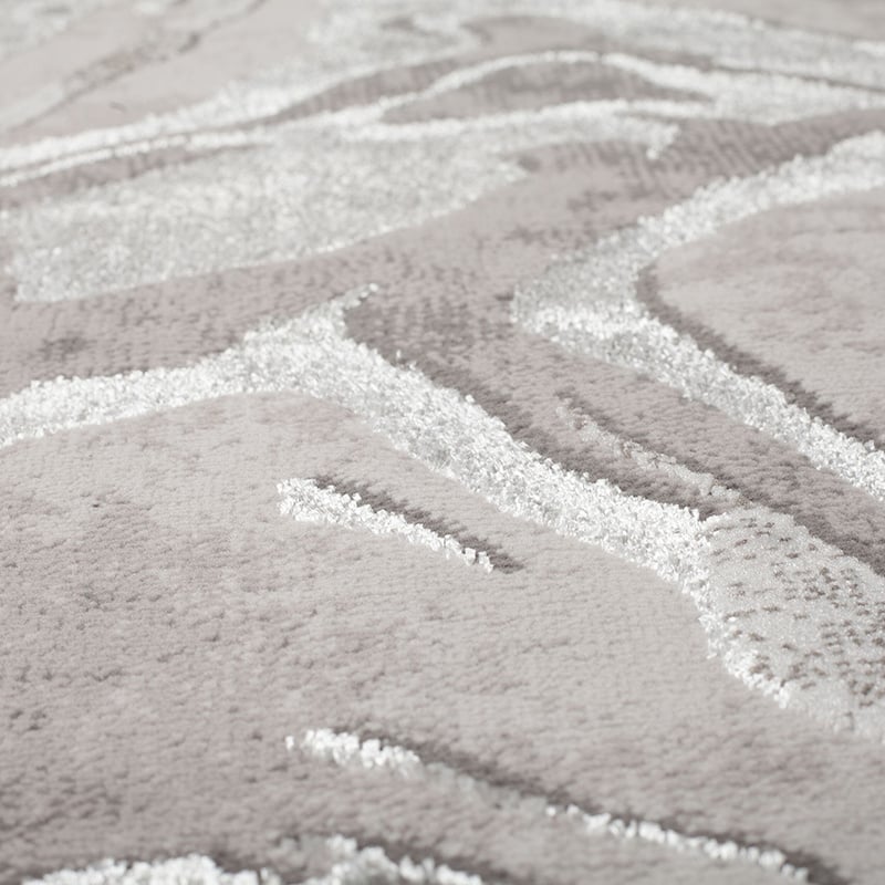 Marble floor rug - Erio Marbled Grey