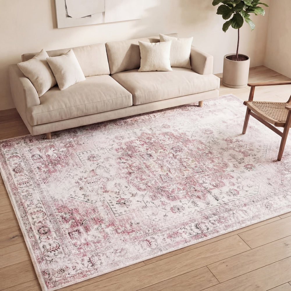 Vintage Rug - Lago Red/Pink