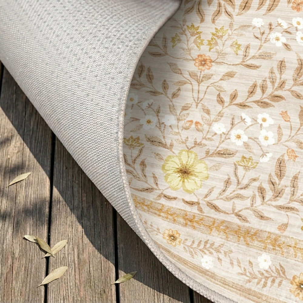 Vintage outdoor rug - Luana Yellow