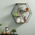 Vintage wall rack – Hexagon