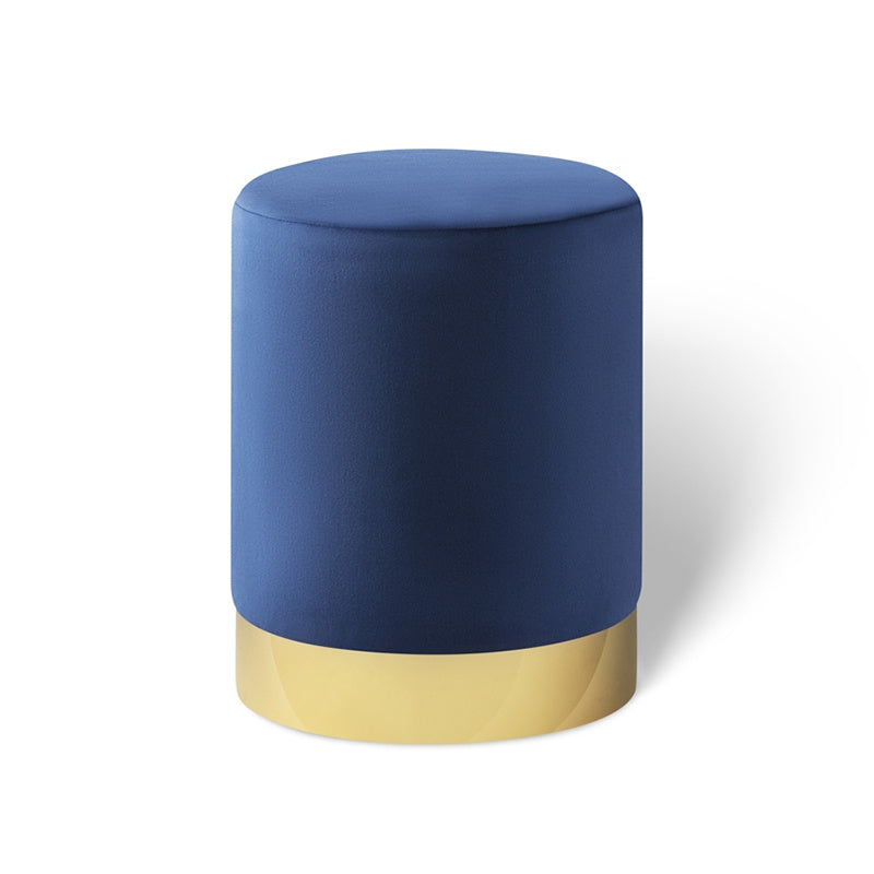 Velvet pouf - Belle Deluxe Royal blue