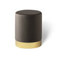 Velvet pouf – Belle Deluxe Dark grey