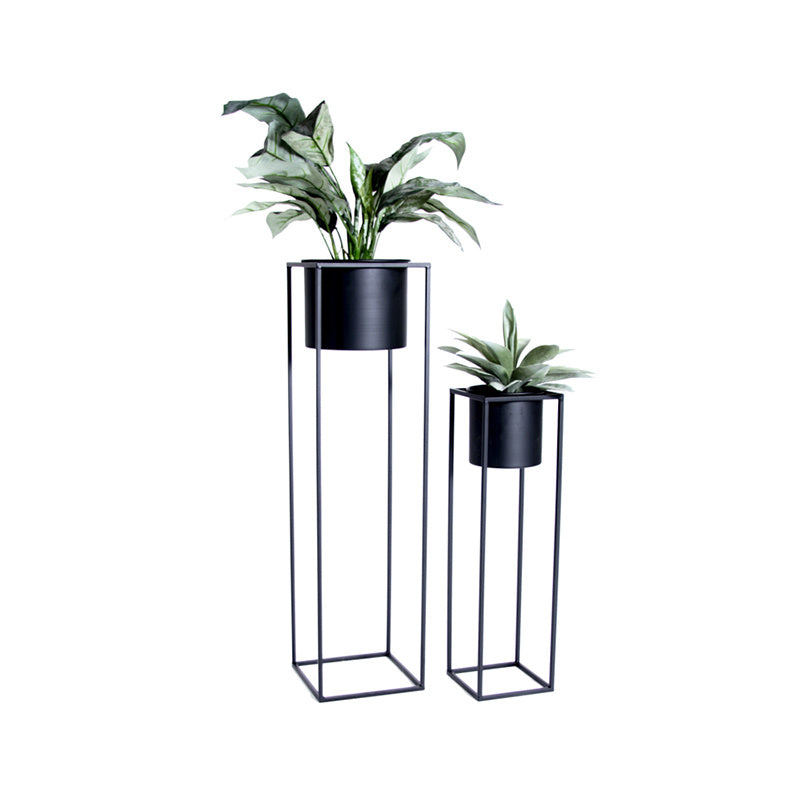 Planter - Violeta Black 2/set