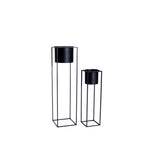 Planter - Violeta Black 2/set