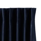 Velvet curtains - Dark blue - Hooks