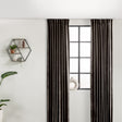 Velvet curtains - Dark Taupe - Hooks