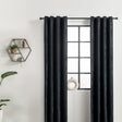 Velvet curtains - Dark Grey - Rings