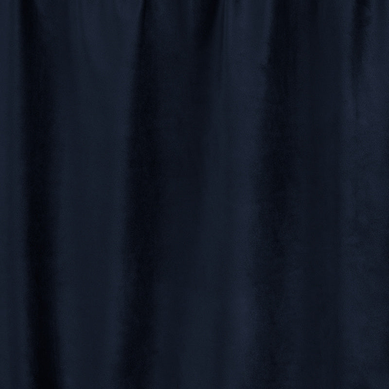 Velvet curtains - Dark Blue - Rings