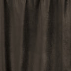 Velvet curtains - Dark Taupe - Hooks