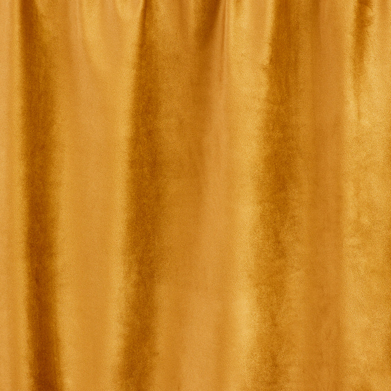 Velvet curtains - Ochre Yellow - Hooks