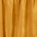 Velvet curtains - Ochre Yellow - Hooks