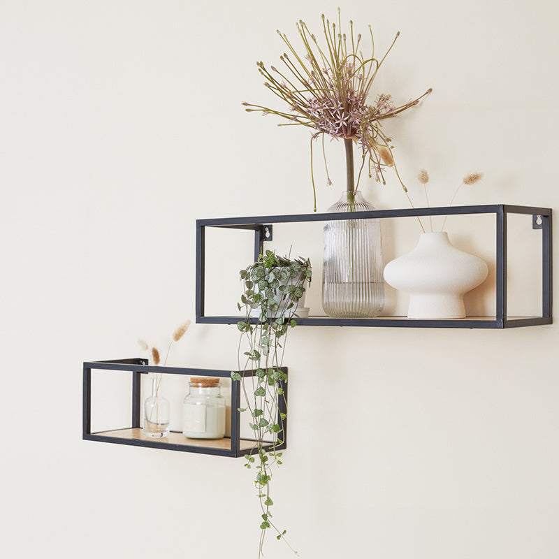 Wall shelf - Madrid Natural 2/set