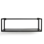 Wall shelf - Madrid Black 2/set