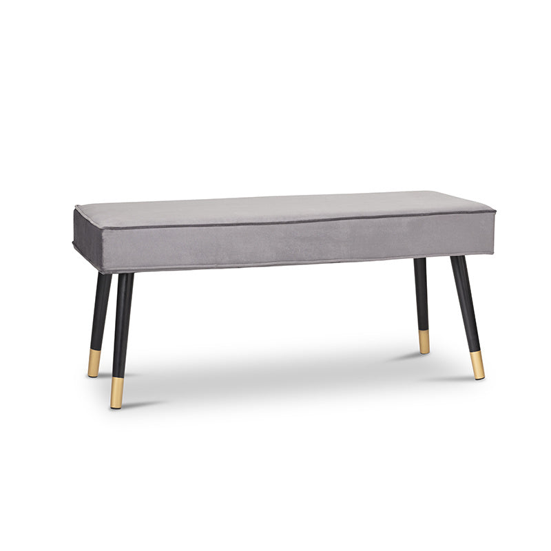 Velvet bench - Barcelona Grey