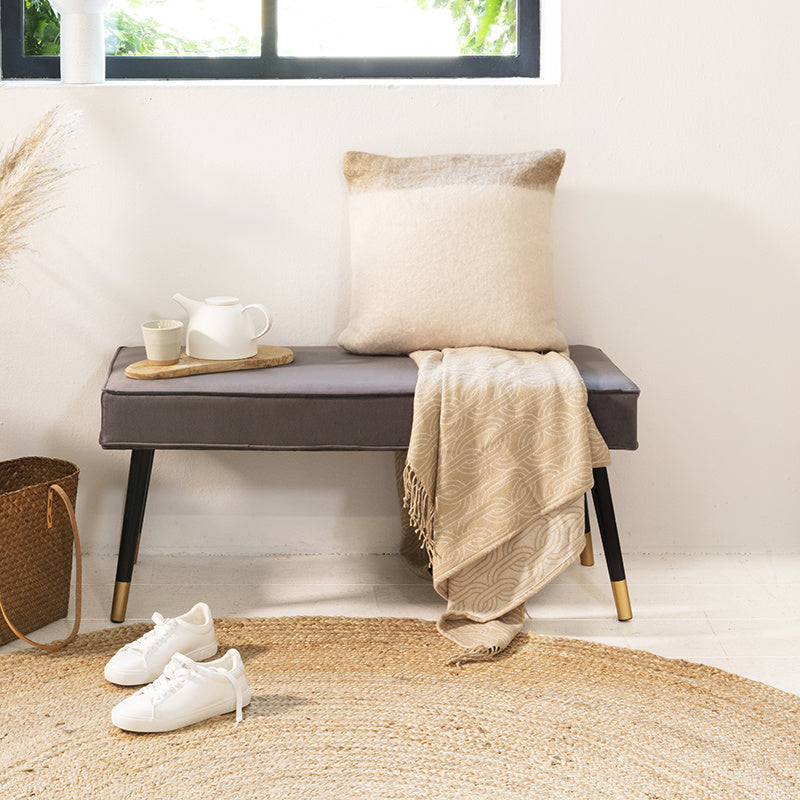 Velvet bench - Barcelona Grey