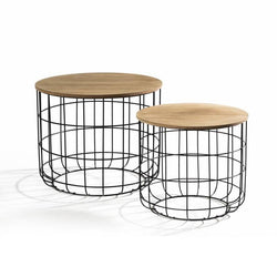Side table Basket 2/set low