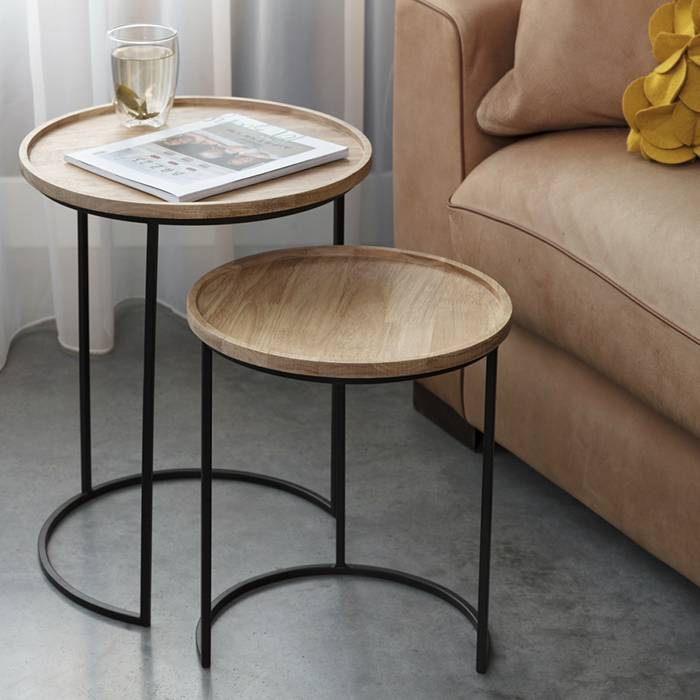 Side table Halve Maan 2/set