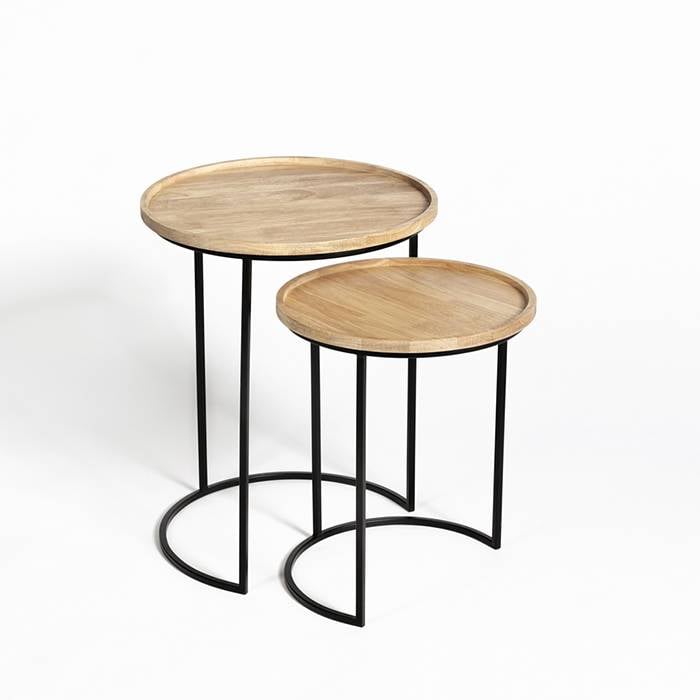 Side table Halve Maan 2/set