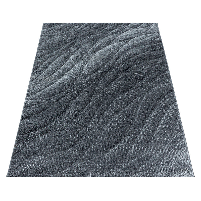 Modern floor rug - Optimism Current Grey