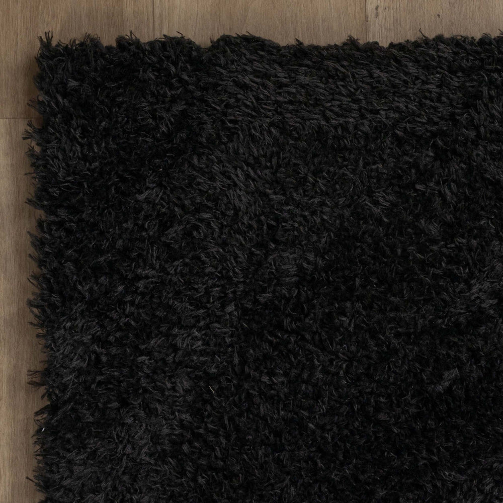 Shaggy Rug - Blaze Black