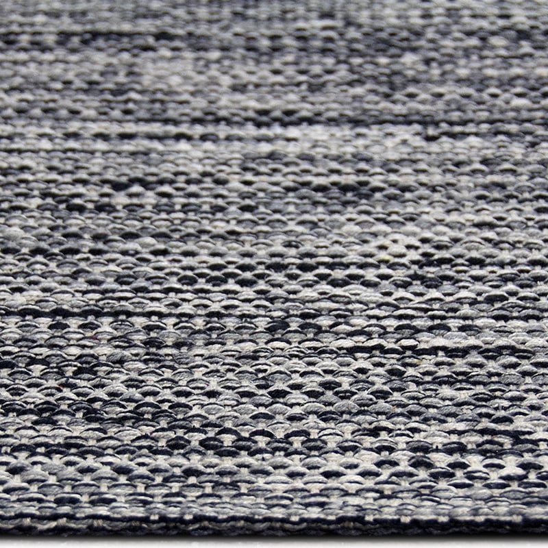 Modern floor rug - Lisette Black/Grey