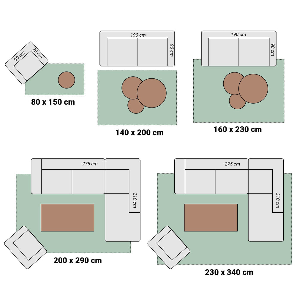Modern Wool Rug - Bolsena Grey