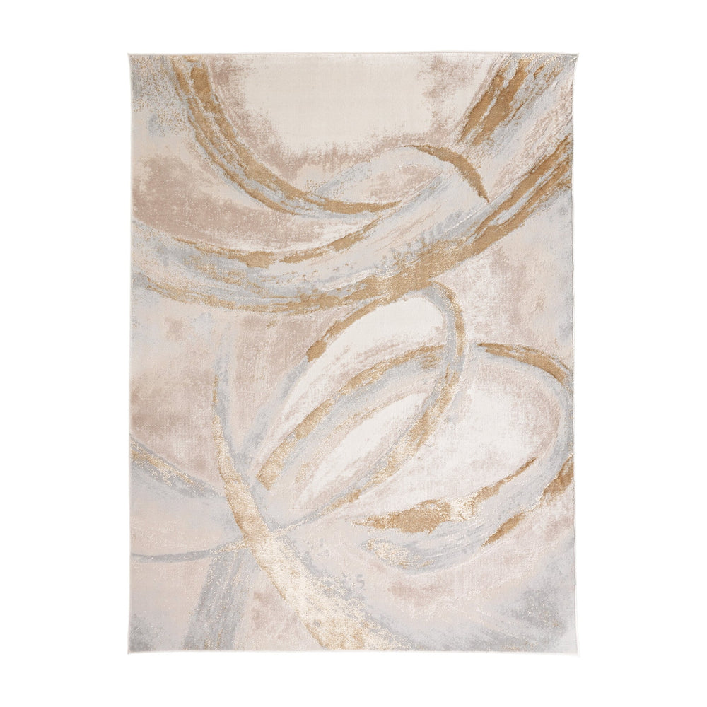 Marble Rug - Leonore Cotto Cream/Brown