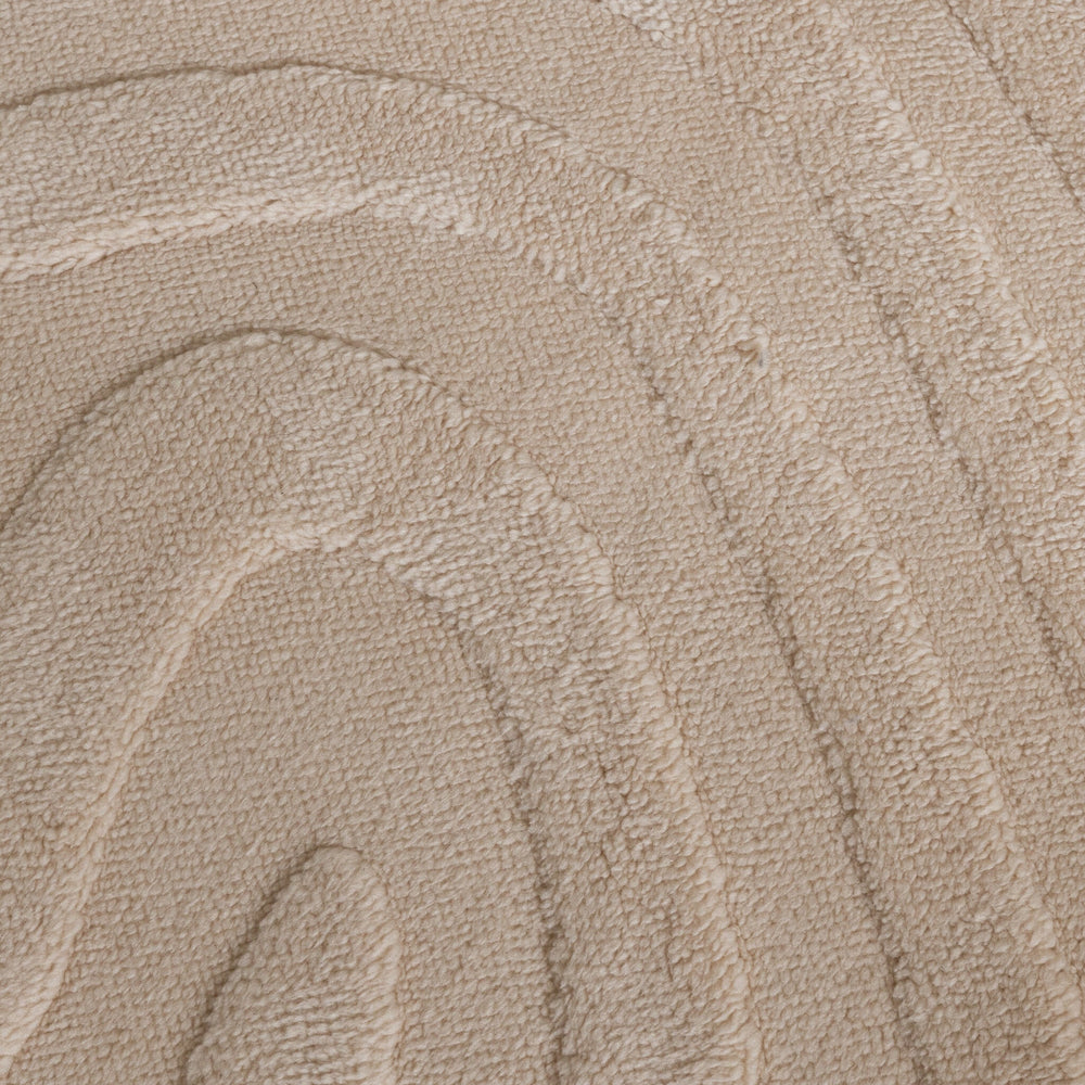 Bathroom Rug - Cassie Shapes Beige