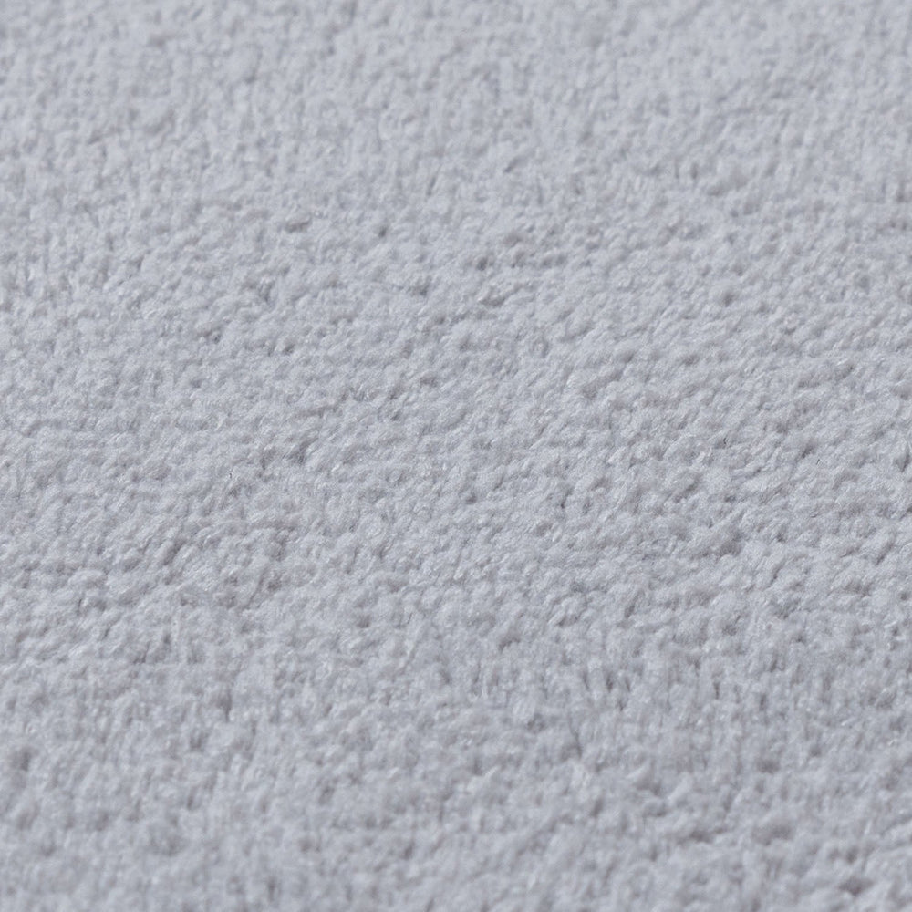 Round Washable Rug - Vivid Grey