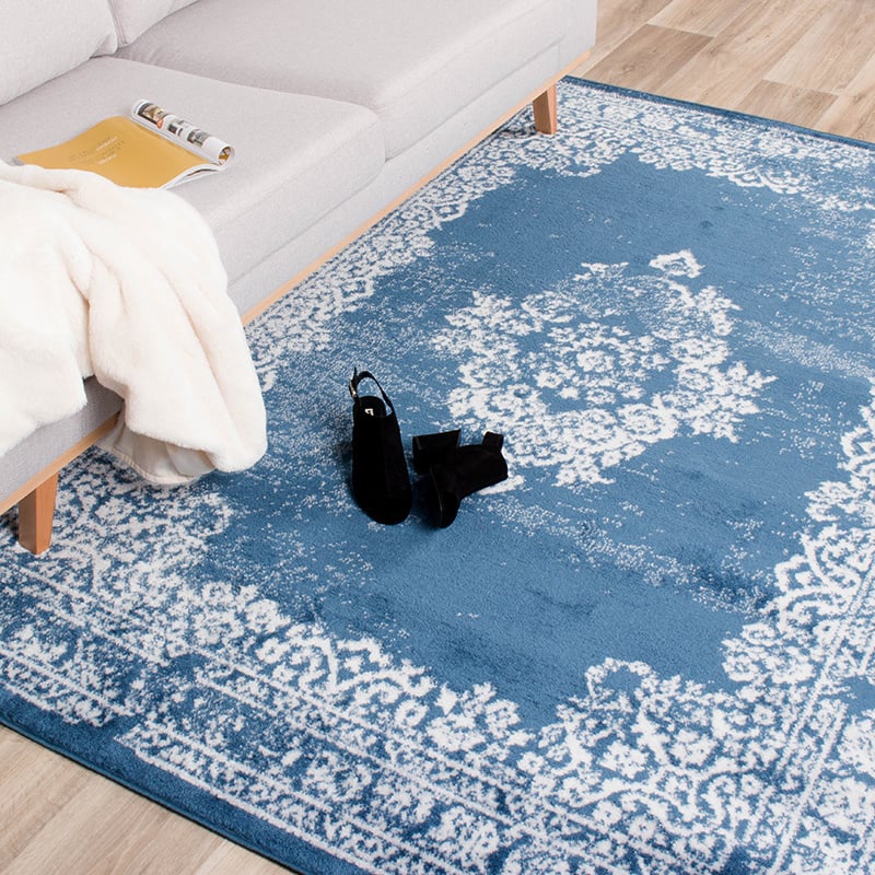 Vintage Rug - Adore Medallion Blue