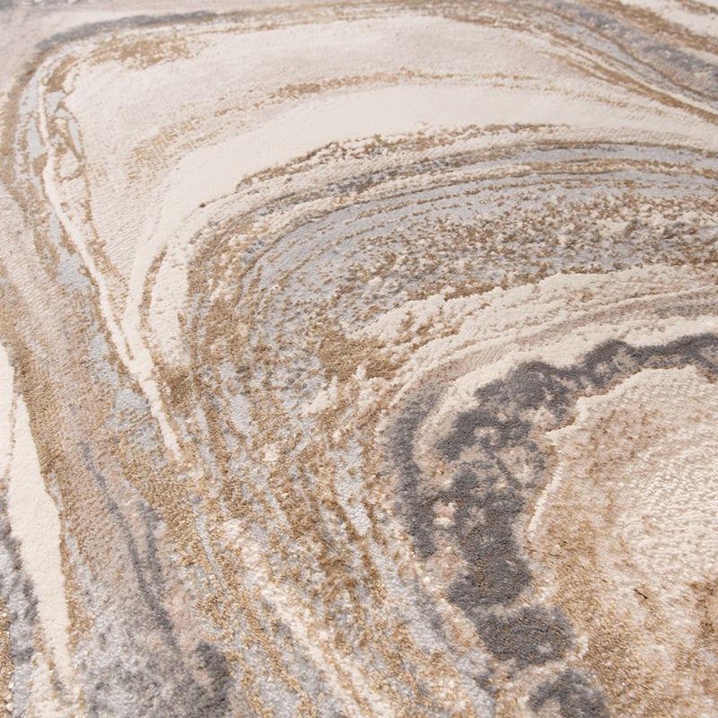 Marble Rug - Leonore Noce Cream/Brown