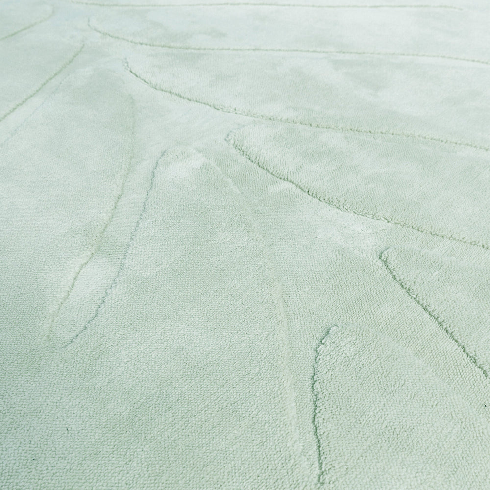 Washable children's rug - Coco Leaf Green
