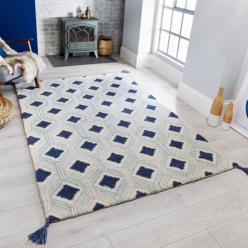 Modern Area Rug - Nappo Marco Blue
