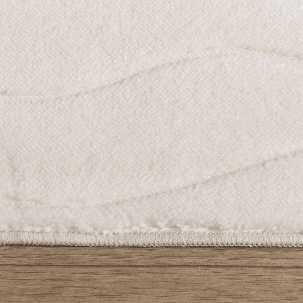 Scandinavian Rug - Charm Waves White