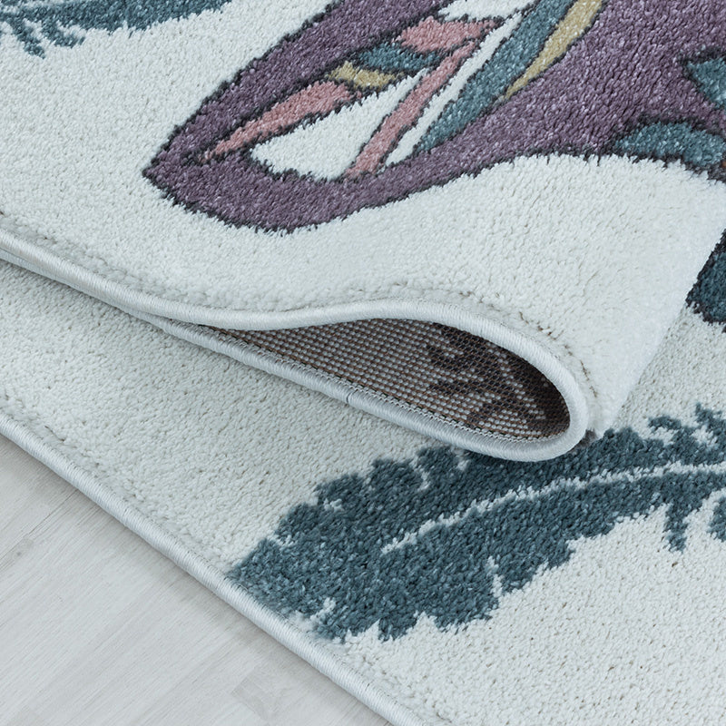 Children's floor rug - Fleurtje Bear Yellow
