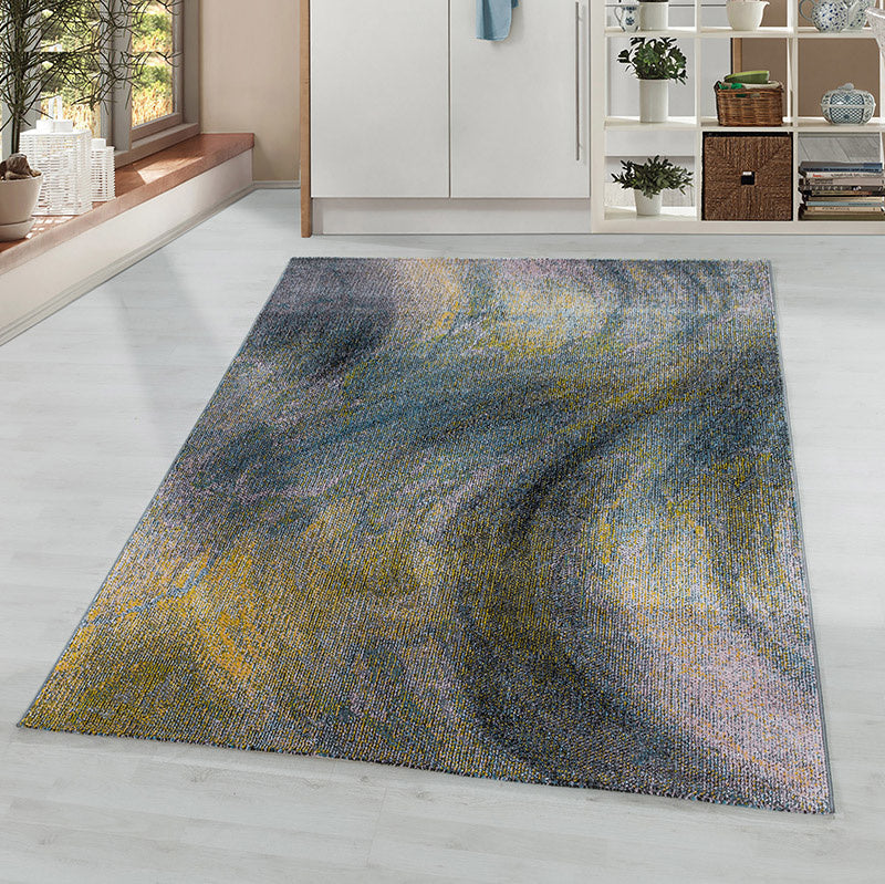 Modern floor rug - Optimism Breeze Yellow