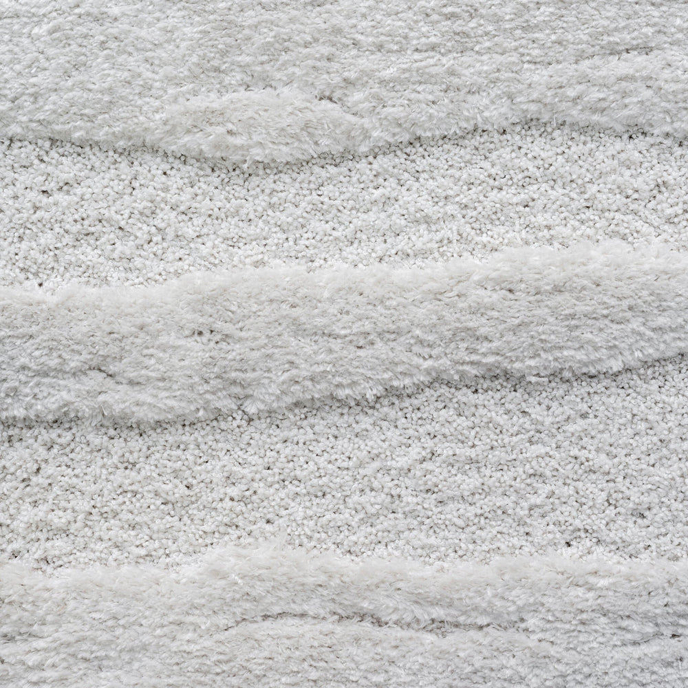 Modern Floor Rug - Lewis White 6191