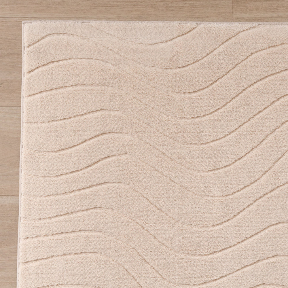 Scandinavian Rug - Charm Waves Beige