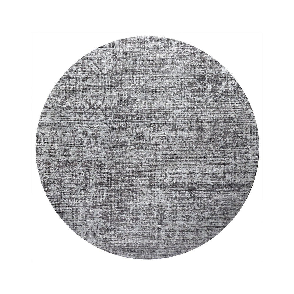 Round Wool Rug - Mathis Grey