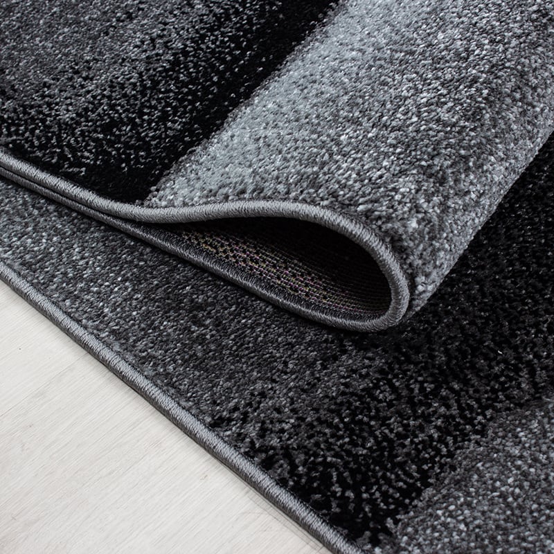 Modern Floor Rug - Lucca Black